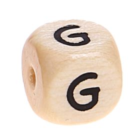 Buchstabenwürfel Holz geprägt 10 mm 'G' 816 auf Lager