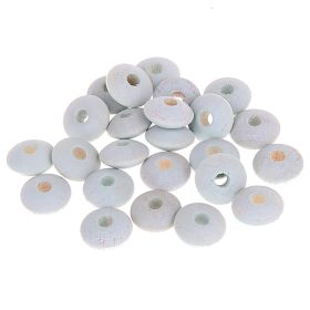 Watercolors Holzlinsen 10mm • 50 Stück 'blue' 45 auf Lager