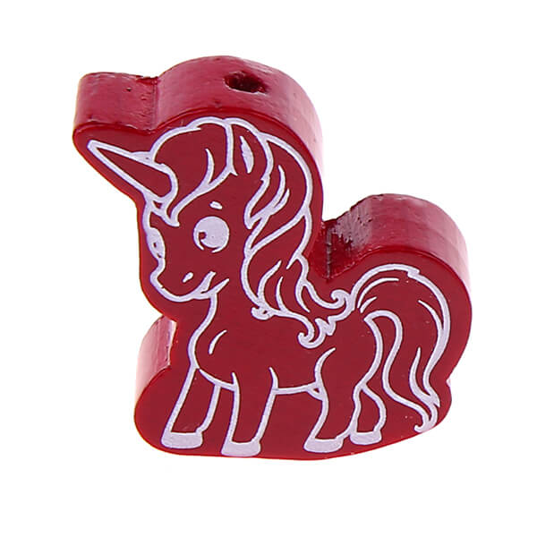 Motivperle Einhorn II 'bordeaux' 159 auf Lager