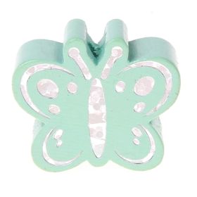 Motif bead butterfly glitter 'mint' 856 in stock 