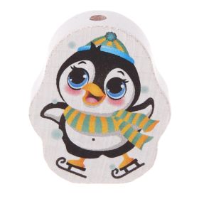 Motivperle Pinguin 'türkis' 53 auf Lager