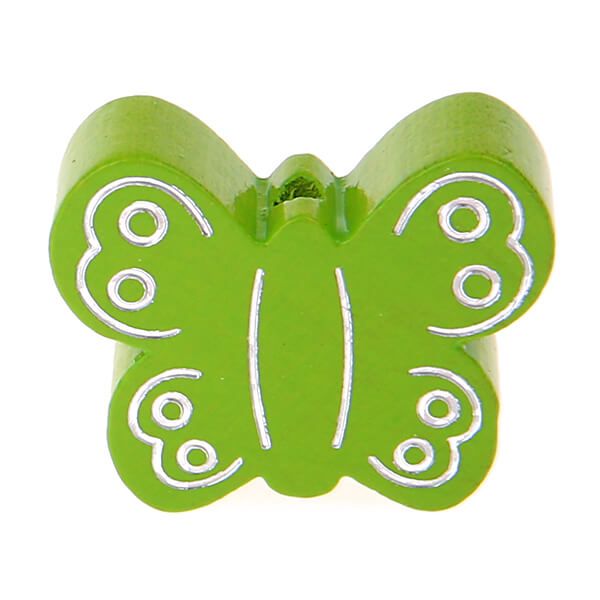 Butterfly II motif bead 'yellow-green' 1144 in stock 