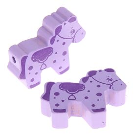 Horse motif bead 'lilac ' 1161 in stock 