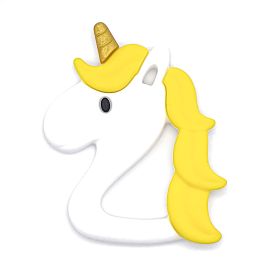 Star Unicorn Silikon Beißring 'gelb' 24 auf Lager