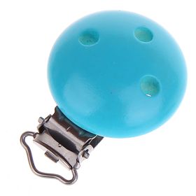 Holzclip SALE/ANGEBOT 'helltürkis' 403 auf Lager