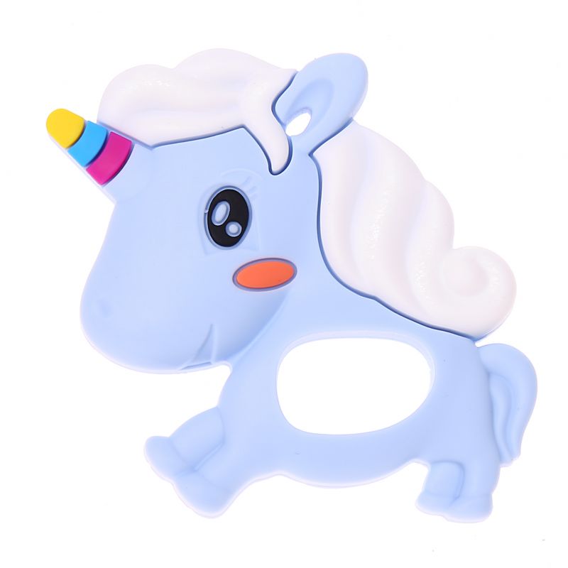 Beißring Einhorn 'babyblau' 1 auf Lager