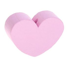 Motif bead shaped bead heart large 'pink' 962 in stock 