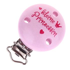 Schnullerclip kleine Prinzessin 'rosa' 20 auf Lager