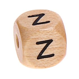 Letter cube wood embossed 10 mm 'Z' 853 in stock 