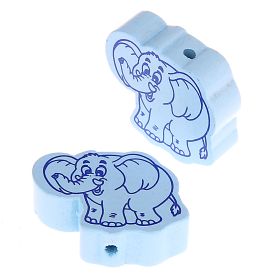 Motivperle Elefant II 'babyblau' 291 auf Lager