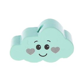 Motif bead cloud face 'mint' 32 in stock 