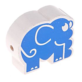 Elephant motif bead 'medium blue' 374 in stock 