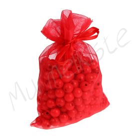 Organza bag 'red' 116 in stock 