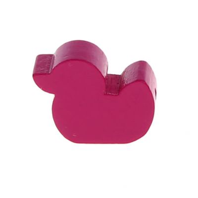 Motivperle Ente II 'dunkelpink' 524 auf Lager