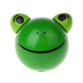 3D frog motif bead 'green' 907 in stock 