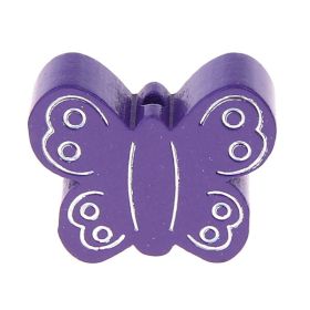 Butterfly II motif bead 'purple' 566 in stock 