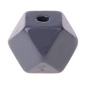 Hexagonperlen 16mm 'grau' 2099 auf Lager