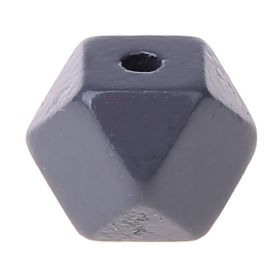 Hexagonperlen 16mm 'grau' 1767 auf Lager
