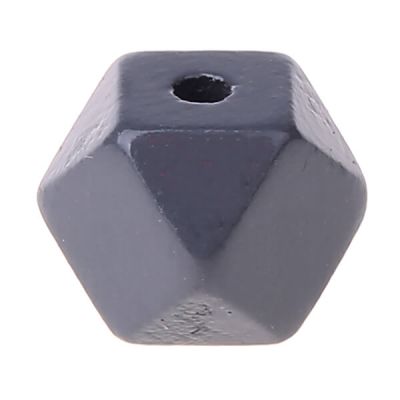 Hexagonperlen 16mm 'grau' 98 auf Lager