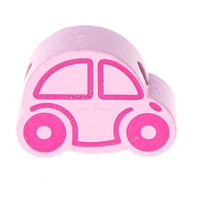 Mini car motif bead 'pink' 1246 in stock 