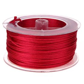 Satinband Ø 1,5 mm • 50 Meter 'bordeaux' 7 auf Lager