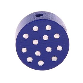 Motif bead Disc glitter dots 'dark blue' 540 in stock 