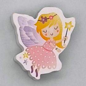 Wooden bead fairy 'blonde-pink' 14 in stock 