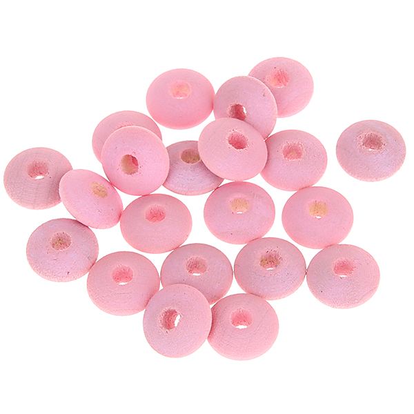 Watercolors Holzlinsen 10mm • 50 Stück 'rose' 107 auf Lager