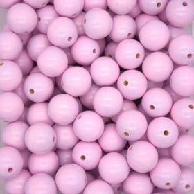 Wooden beads 25mm - 5 pieces 'pink' 99 in stock 