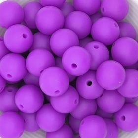 Silikonperle 12mm 'lavendel' 44 auf Lager