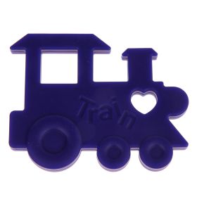 Teething ring locomotive 'dark blue' 0 in stock 