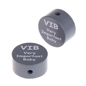 Motivperle Scheibe VIB Very Important Baby 'grau' 1370 auf Lager