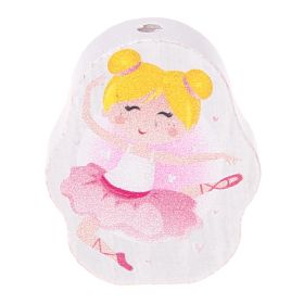 Motivperle Ballerina 'blond-rosa' 20 auf Lager