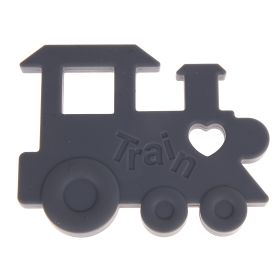 Teething ring locomotive 'gray' 0 in stock 