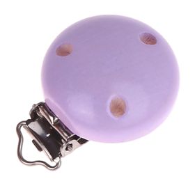 Wooden clip / pacifier clip Ø35mm 'lilac' 1010 in stock 