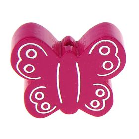 Butterfly II motif bead 'dark pink' 642 in stock 