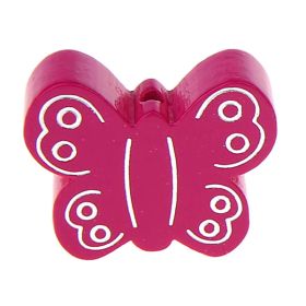 Motivperle Schmetterling II 'dunkelpink' 514 auf Lager