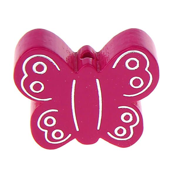 Motivperle Schmetterling II 'dunkelpink' 649 auf Lager