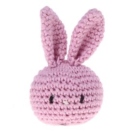 Crochet rabbit 'pink' 122 in stock 