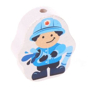 Fireman motif bead 'baby blue' 52 in stock 