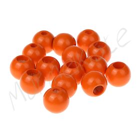 Sicherheitsperlen 10mm • 25 Stück 'orange' 180 auf Lager