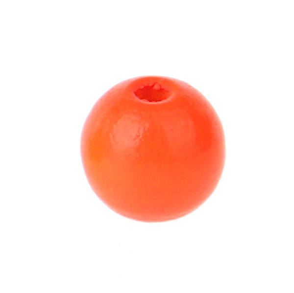 Neonperlen 12mm • 30 Stück 'neon-orange' 117 auf Lager