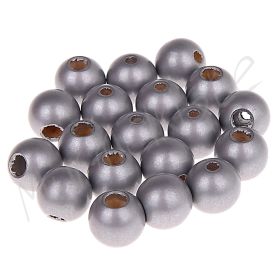 Safety beads 12mm - 25 pieces 'silver' 13 in stock 