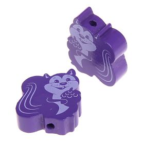 Motif bead squirrel 'purple' 889 in stock 