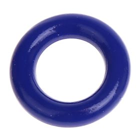 Wooden ring / grasping toy mini - 3,6cm 'dark blue' 1521 in stock 