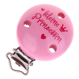 Pacifier clip little princess 'baby pink' 17 in stock 