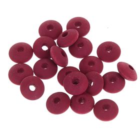 Watercolors Holzlinsen 10mm • 50 Stück 'berry' 95 auf Lager