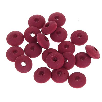 Watercolors Holzlinsen 10mm • 50 Stück 'berry' 108 auf Lager