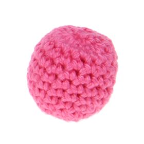 Crochet bead 25 mm 'baby pink' 354 in stock 