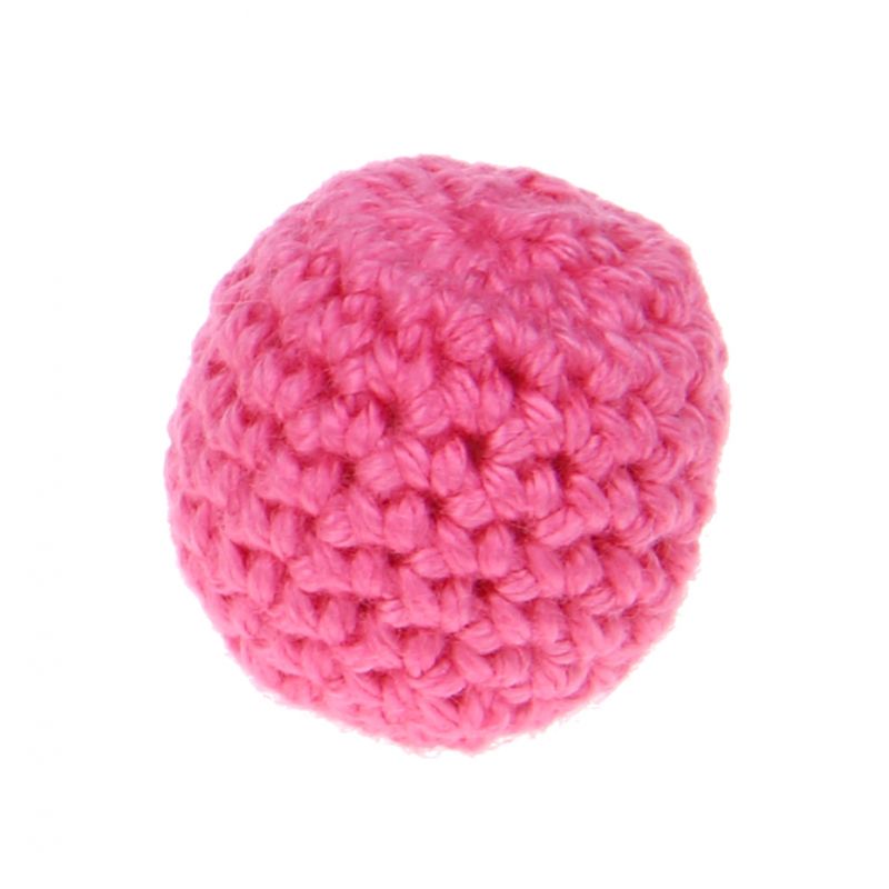 Häkelperle 25 mm 'babyrosa' 174 auf Lager